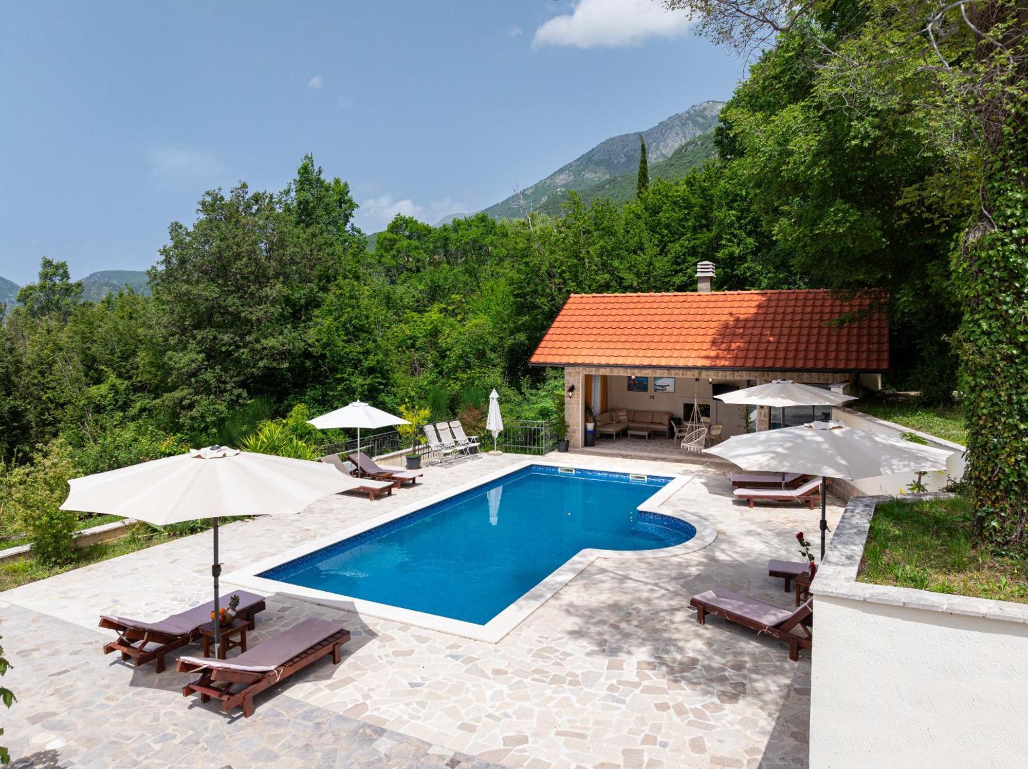 Sunset & Sunrise Villas In Stanisici-Two Villas With Common Pool Budva Kültér fotó